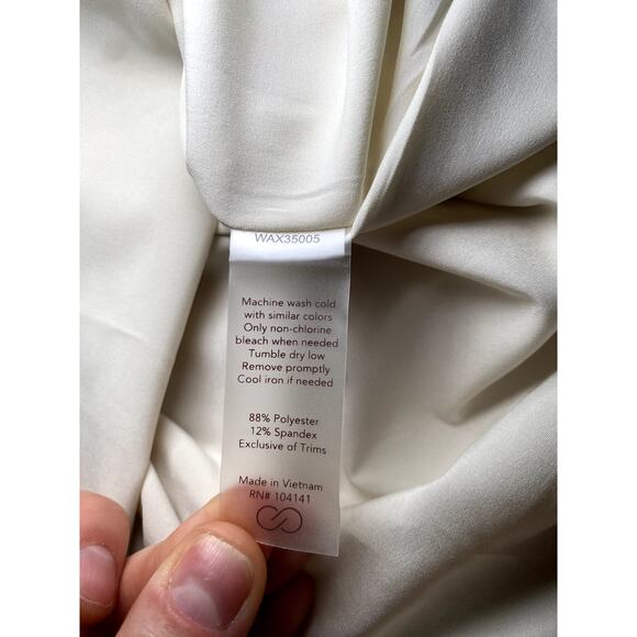 Calia Size S - Cream Flowy Tank Dress - Adjustable & Breathable - Picture 9 of 9